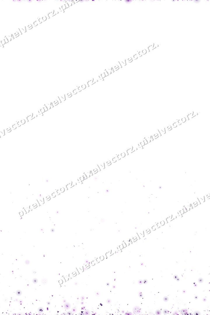 Nahtloser Glitzeraufstieg in Violett auf transparentem Grund