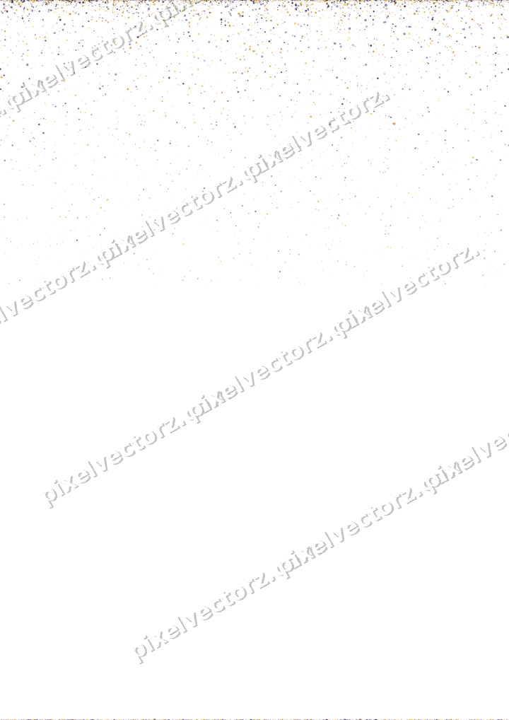Nahtloser Glitzerregen aus Sternen und Blüten auf transparentem Grund