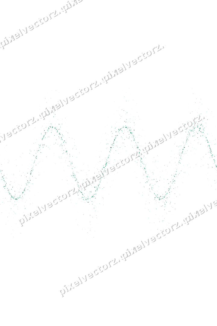 Nahtlose Glitzerwelle auf transparentem Grund