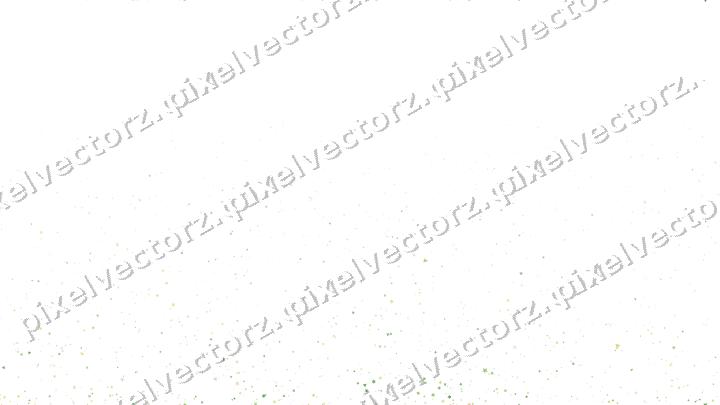 Nahtloser Glitzeraufstieg in Limette und Gelb auf transparentem Grund