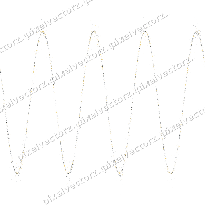 Nahtlose Glitzerwelle in Bernstein und Grau auf transparentem Grund