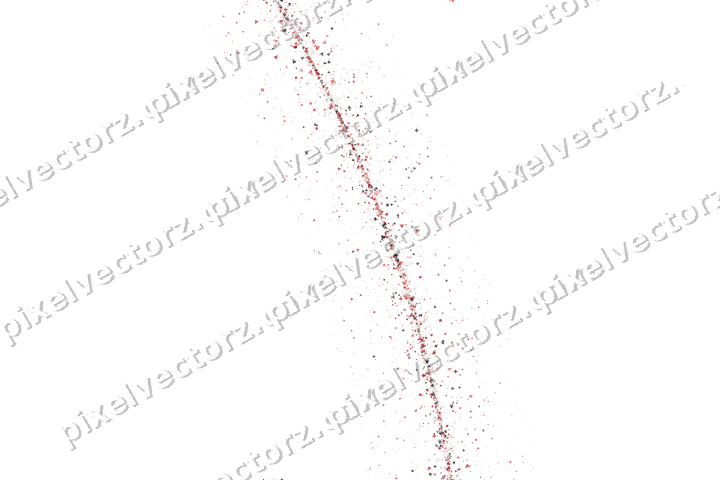 Nahtloser Glitzerbogen in Rot auf transparentem Grund
