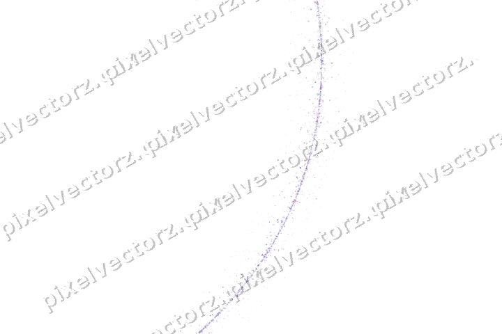 Nahtloser Glitzerbogen in Violett und Blau auf transparentem Grund