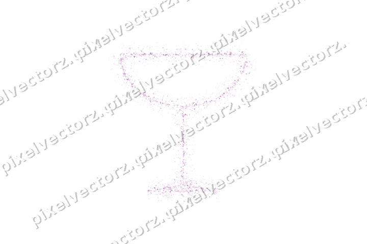 Nahtlose Glitzer-Sektschale aus Dreiecken auf transparentem Grund