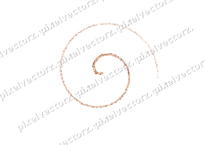 Nahtlose Glitzerspirale auf transparentem Grund