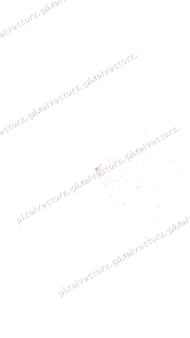 Nahtloser Glitzerfächer in Magenta und Violett auf transparentem Grund