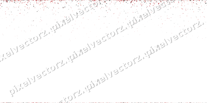 Nahtloser Glitzerregen aus Konfetti in Rot auf transparentem Grund
