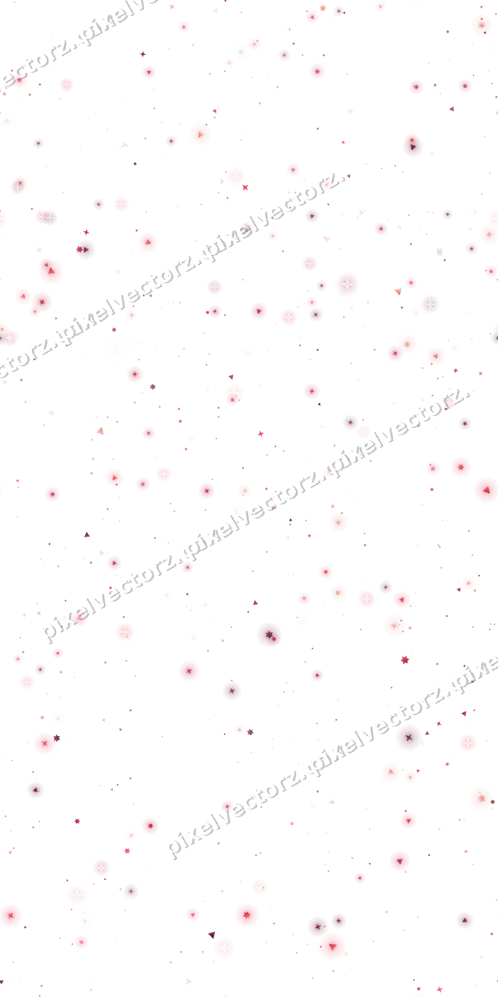 Nahtlose Glitzerstreuung in Rosa und Rot auf transparentem Grund