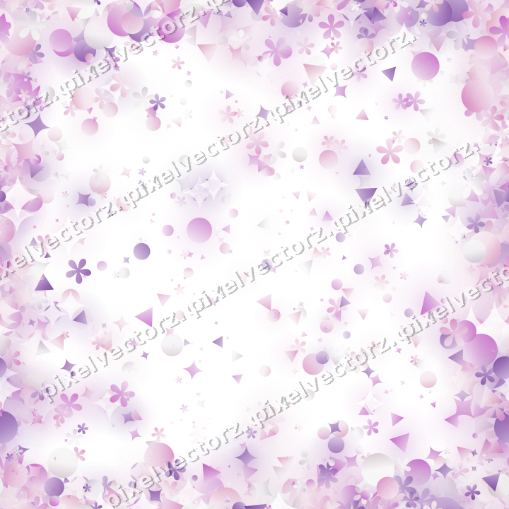 Nahtlose Glitzervignette aus Funken und Blüten auf transparentem Grund