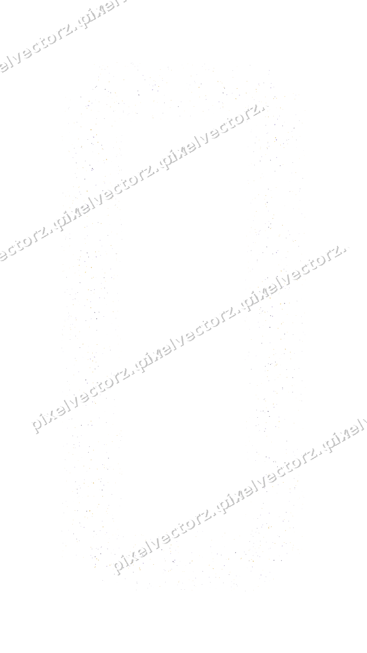Nahtloser Glitzerrahmen in Bernstein auf transparentem Grund