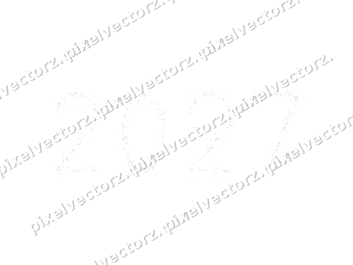 Nahtlose Glitzerzahl 2027 in Blassrosa auf transparentem Grund