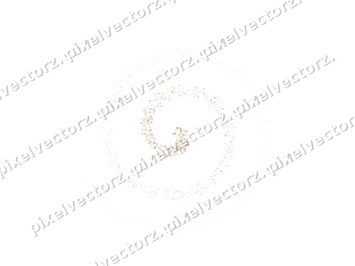Nahtlose Glitzerspirale aus Sektschalen auf transparentem Grund