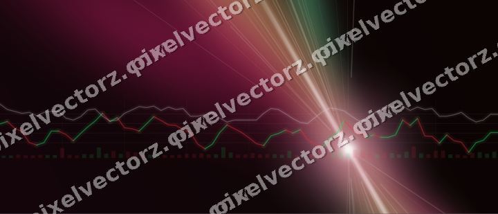Leuchtender Neon Diagramm Hintergrund in Rosa und Grün