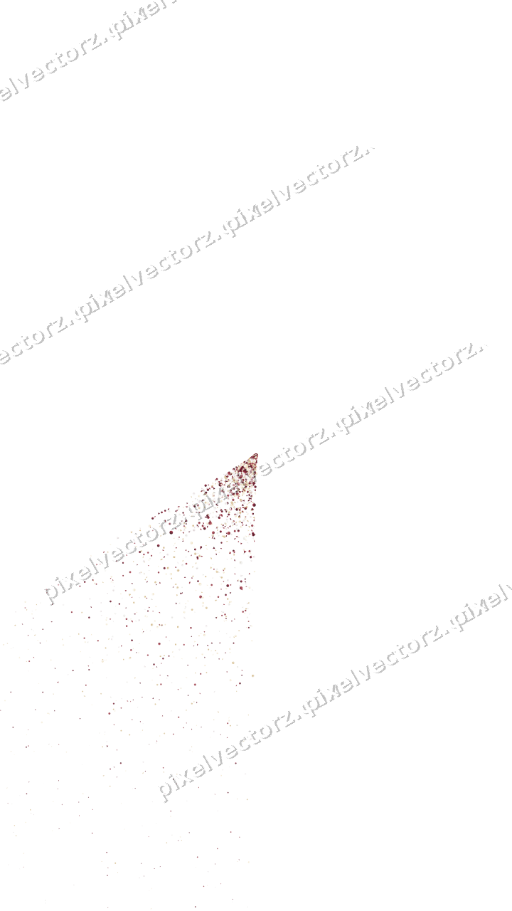 Nahtloser Glitzerfächer in Dunkelrosa und Rot auf transparentem Grund