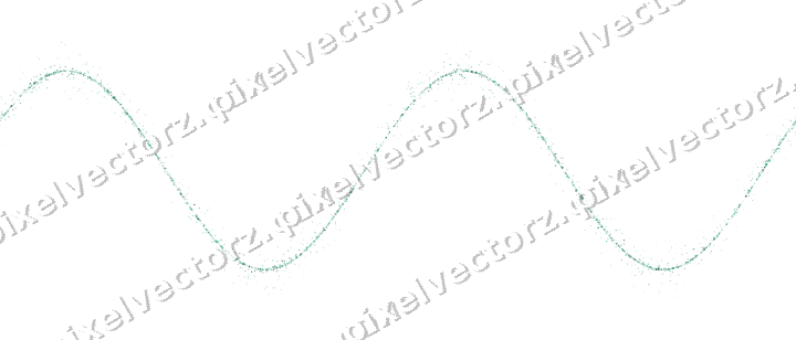 Nahtlose Glitzerwelle auf transparentem Grund