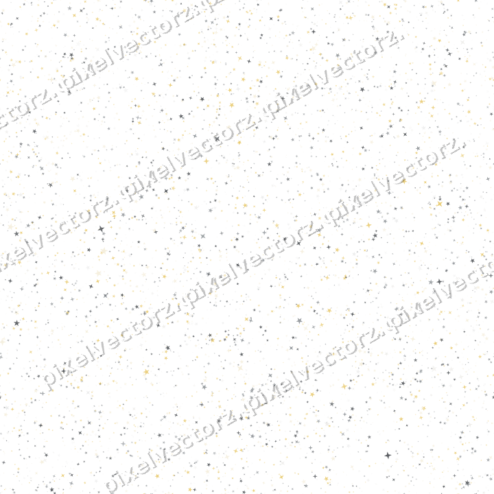 Nahtlose Glitzerstreuung aus Sternen auf transparentem Grund