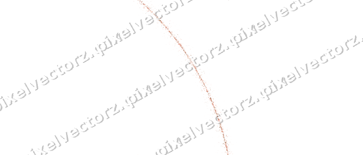 Nahtloser Glitzerbogen in Orange und Rot auf transparentem Grund