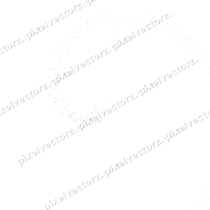 Nahtlose Glitzerspirale in Orange und Rot auf transparentem Grund
