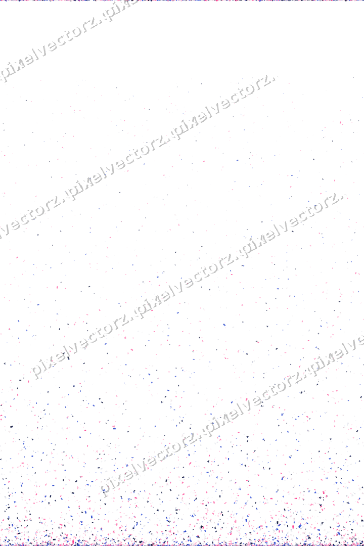 Nahtloser Glitzeraufstieg in Rosa und Blau auf transparentem Grund