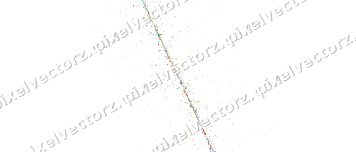 Nahtloses Glitzerband aus Sternen und Herzen auf transparentem Grund