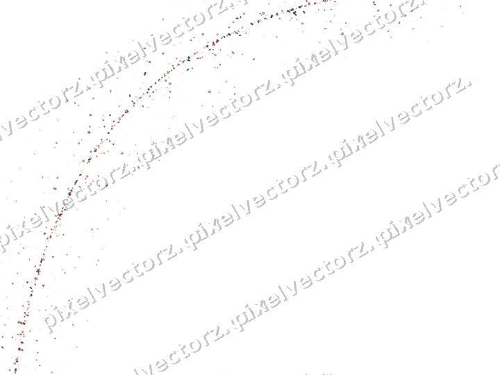 Nahtloser Glitzerbogen aus Sternen und Funken auf transparentem Grund
