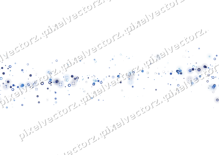 Nahtloses Glitzerband aus Sternen und Punkten auf transparentem Grund