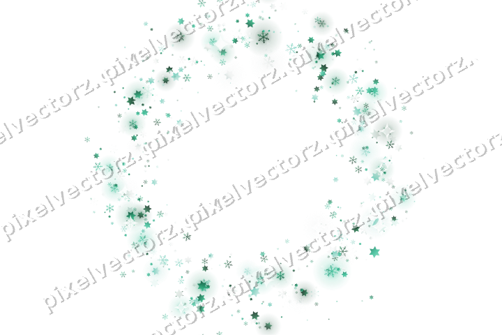Nahtloser Glitzerkranz auf transparentem Grund