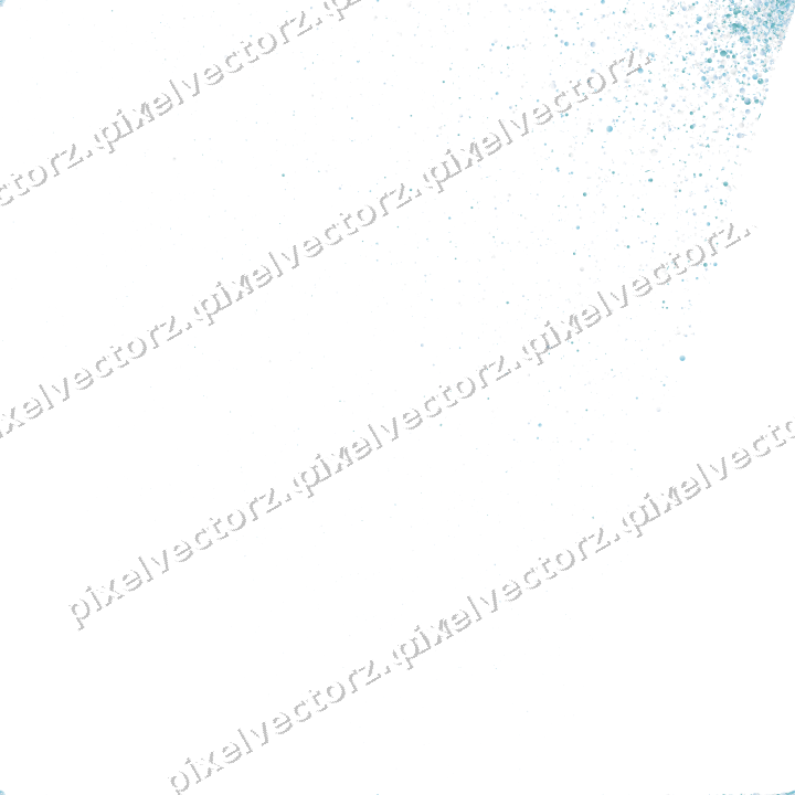 Nahtloser Glitzerfächer in Türkis auf transparentem Grund