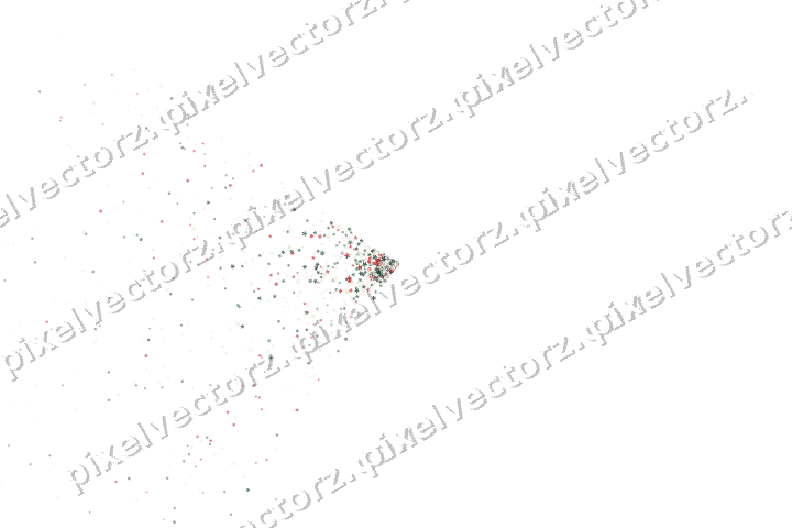 Nahtloser Glitzerfächer aus Blüten auf transparentem Grund