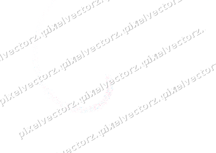 Nahtlose Glitzerspirale aus Schneeflocken auf transparentem Grund