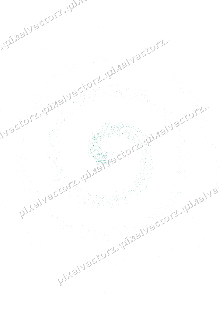 Nahtlose Glitzerspirale aus Sternen und Herzen auf transparentem Grund