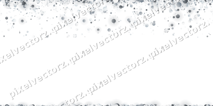 Nahtloser Glitzerregen aus Punkten auf transparentem Grund