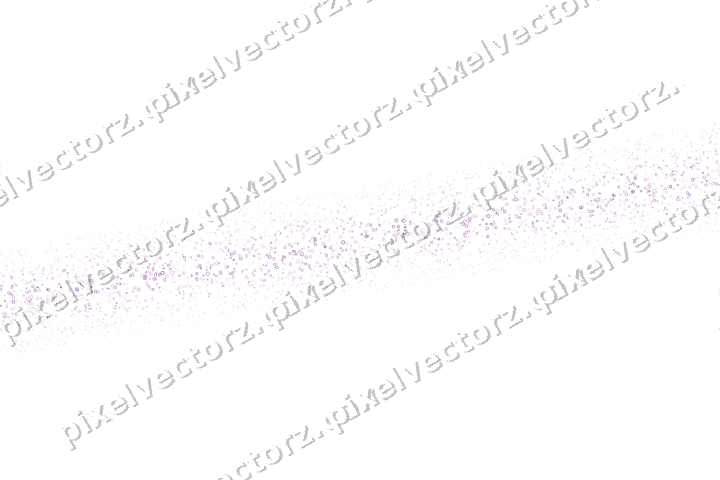 Nahtloser Glitzerbogen aus Funken und Ringen auf transparentem Grund