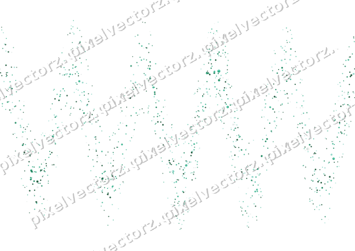 Nahtlose Glitzerwelle aus Punkten auf transparentem Grund