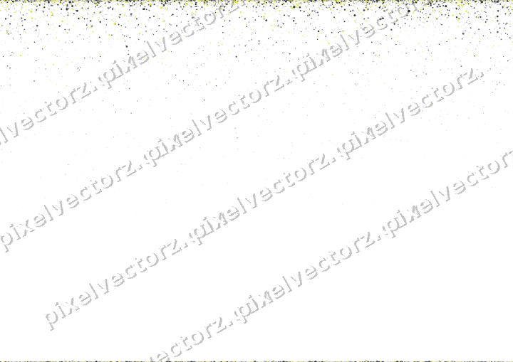 Nahtloser Glitzerregen in Gelb und Grau auf transparentem Grund