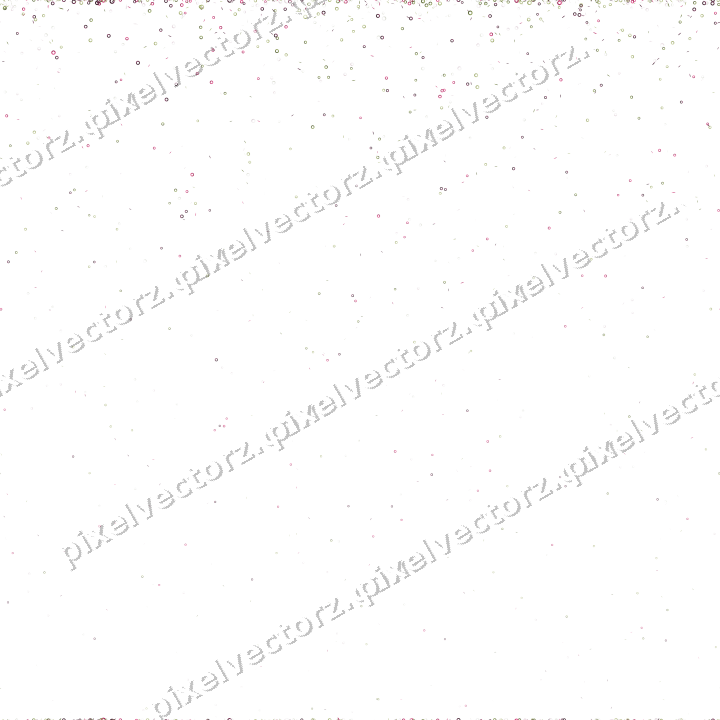 Nahtloser Glitzerregen in Limette und Rosa auf transparentem Grund