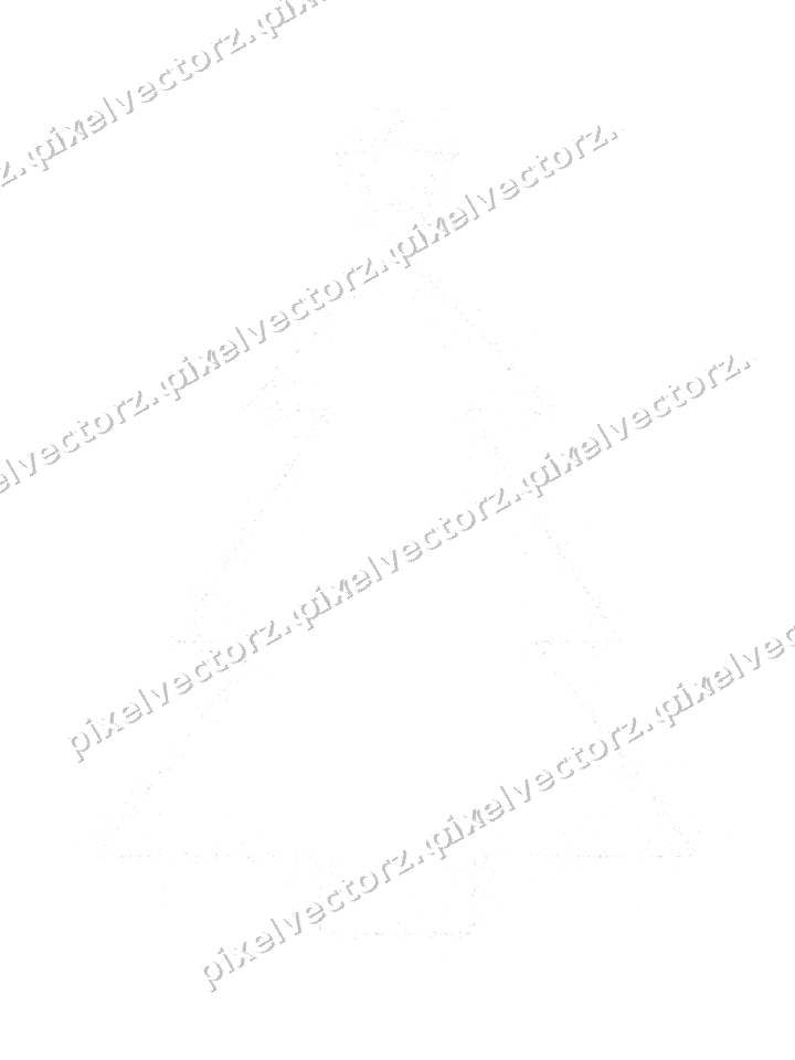 Nahtloser Glitzer-Weihnachtsbaum in Blassrosa auf transparentem Grund