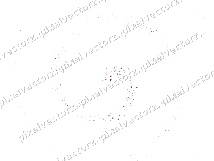 Nahtlose Glitzerspirale in Dunkelmagenta auf transparentem Grund