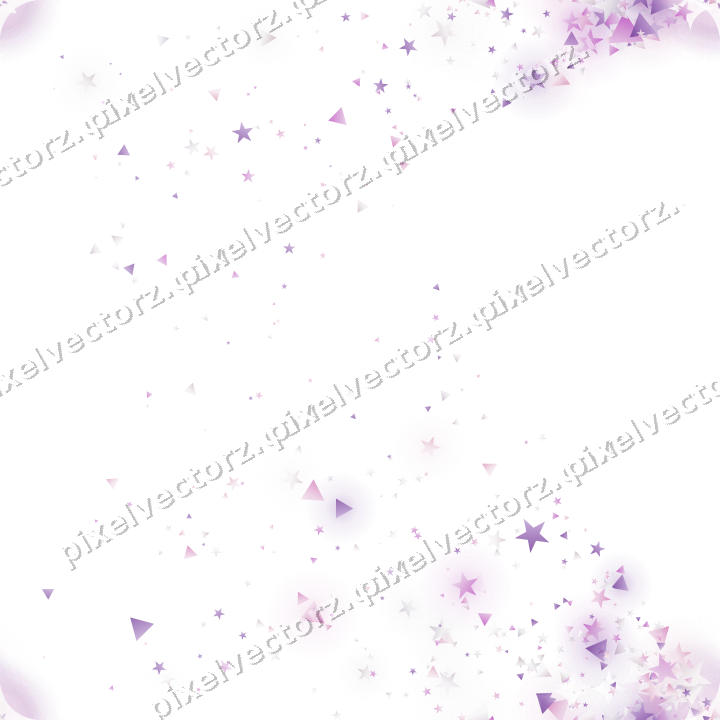 Nahtloser Glitzerfächer in Magenta und Violett auf transparentem Grund