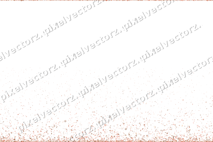 Nahtloser Glitzeraufstieg in Orange und Rot auf transparentem Grund