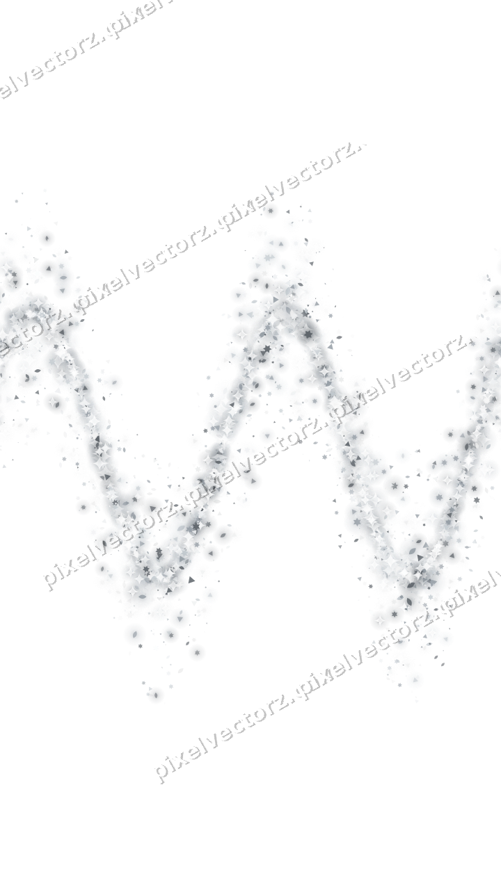 Nahtlose Glitzerwelle aus Sternen und Tropfen auf transparentem Grund