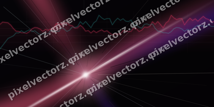 Leuchtender Neon Diagramm Hintergrund in Rosa und Bernstein