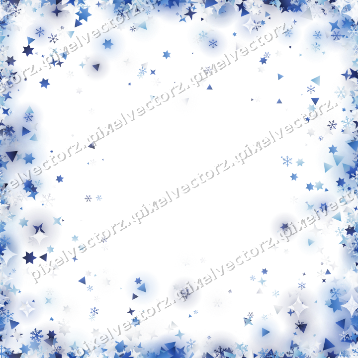 Nahtlose Glitzervignette in Blau und Türkis auf transparentem Grund