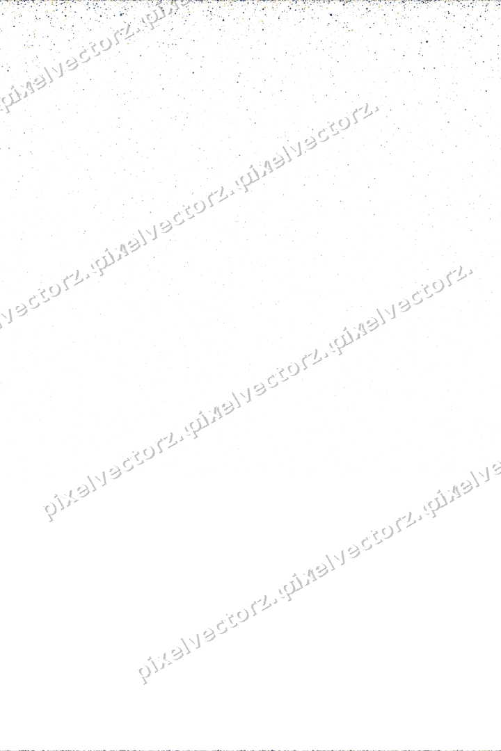 Nahtloser Glitzerregen in Dunkelblau auf transparentem Grund