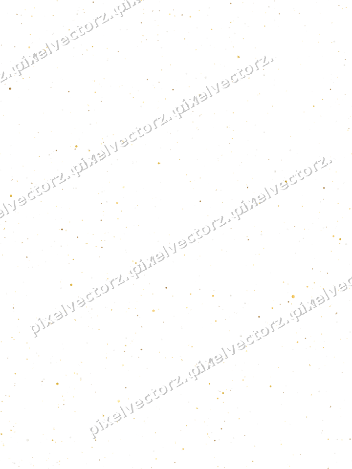 Nahtlose Glitzerstreuung aus Funken und Blüten auf transparentem Grund