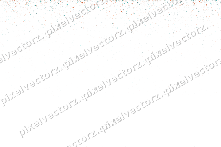 Nahtloser Glitzerregen aus Tropfen und Punkten auf transparentem Grund