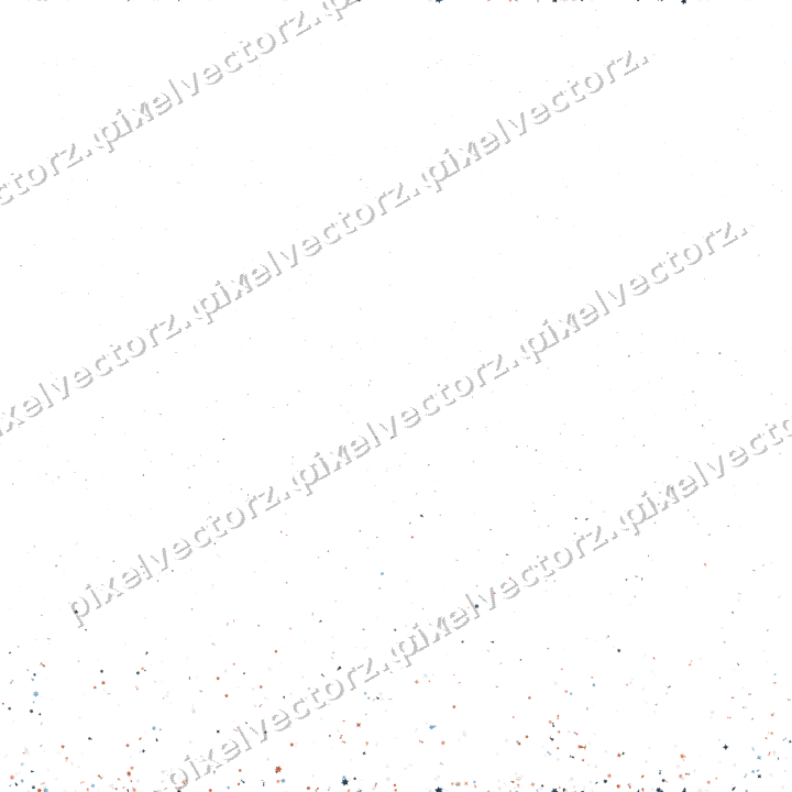 Nahtloser Glitzeraufstieg in Orange und Türkis auf transparentem Grund