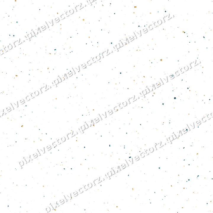 Nahtlose Glitzerstreuung in Bernstein auf transparentem Grund