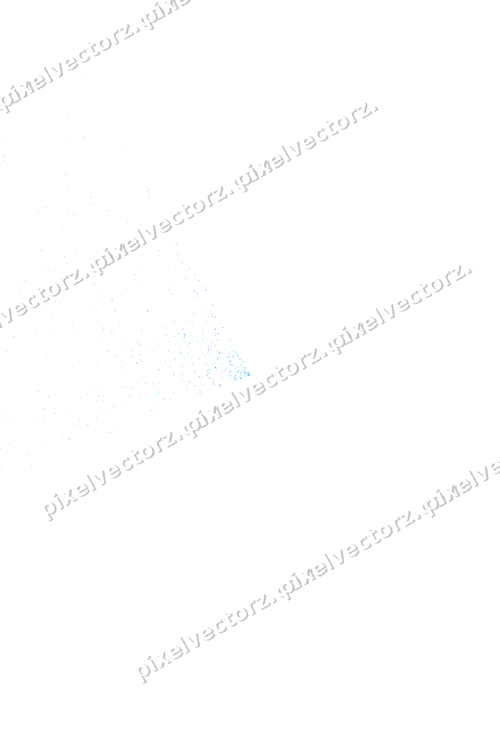 Nahtloser Glitzerfächer aus Sternen in Türkis auf transparentem Grund