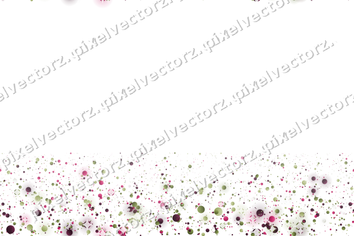 Nahtloser Glitzeraufstieg aus Punkten auf transparentem Grund